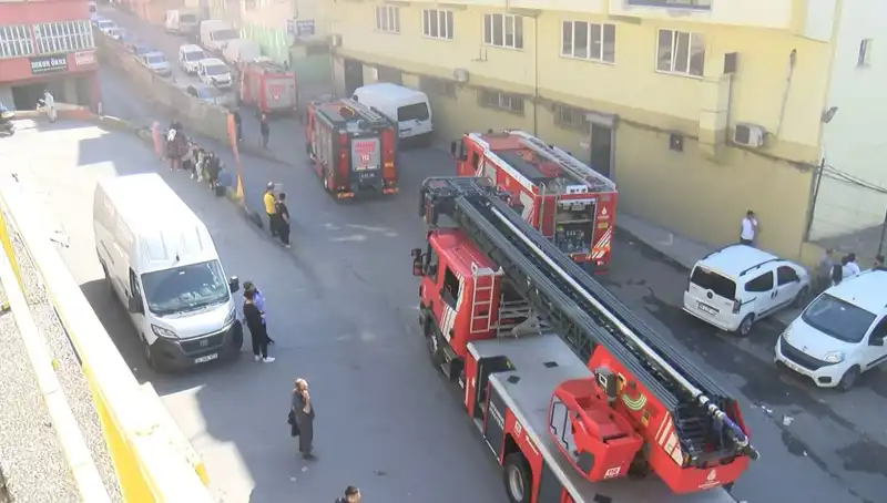 İstanbul’daki Tekstil Atölyesinde Korkutan Yangın: Birçok İnsan Sokağa Döküldü