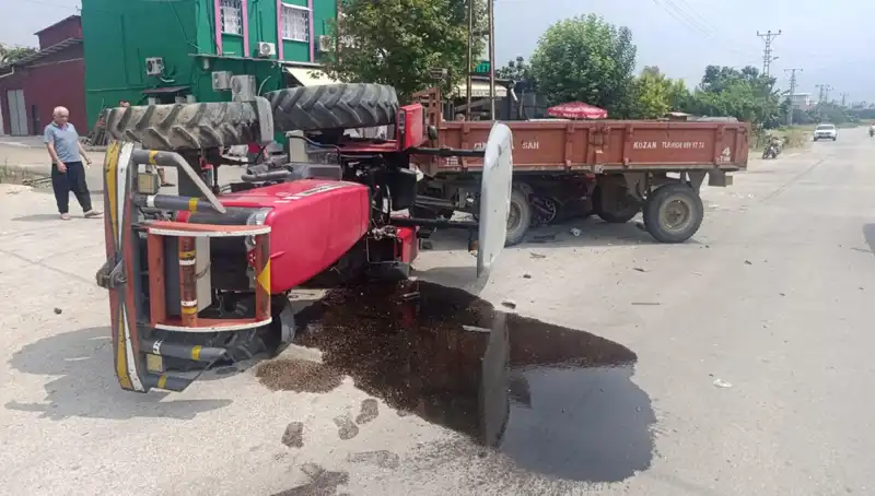 Otomobil-Traktör Çarpışması: Kazada İki Kişi Yaralandı