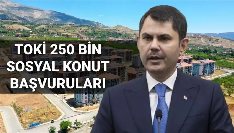 TOKİ 250 Bin Sosyal Konut Başvuruları İçin Tarih Açıklandı: Hızla Başvuru Yapın!
