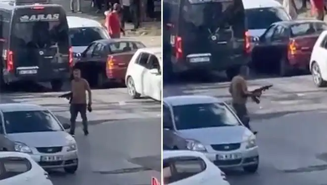 Başakşehir'de Pompalı Tüfekle Tehdit: Sokağın Ortasında Korku Dolu Anlar!